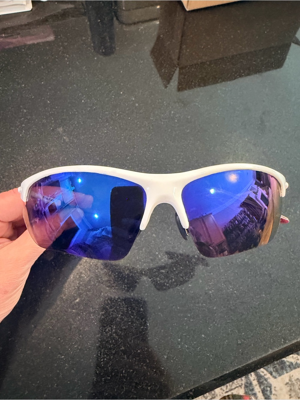 Rawlings Black Sport Sunglasses with Mirrored Lenses- 1 pair - Picture 8 of 10